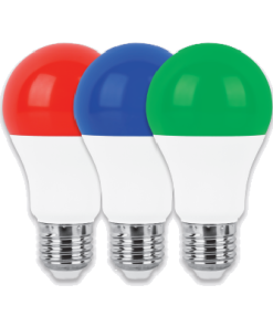 لامپ LED حبابی 9 وات رنگی پارس شعاع توس A60 E27