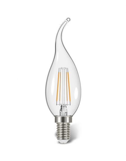 لامپ LED فیلامنتی افراتاب مدل لامپ LED اشکی 6 وات فیلامنتی E14 پارس شعاع توسTCF 3W