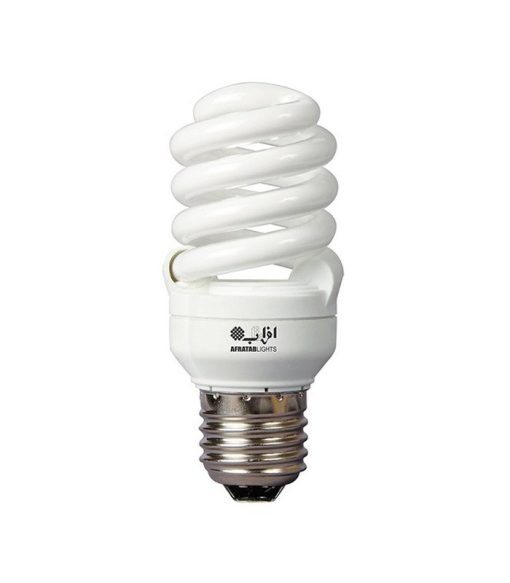 لامپ کم مصرف افراتاب اسپیرال مدل 15HSP-PTC سرپیچ E27